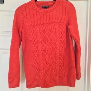 Banana Republic Womens Orange Sweater Size Medium